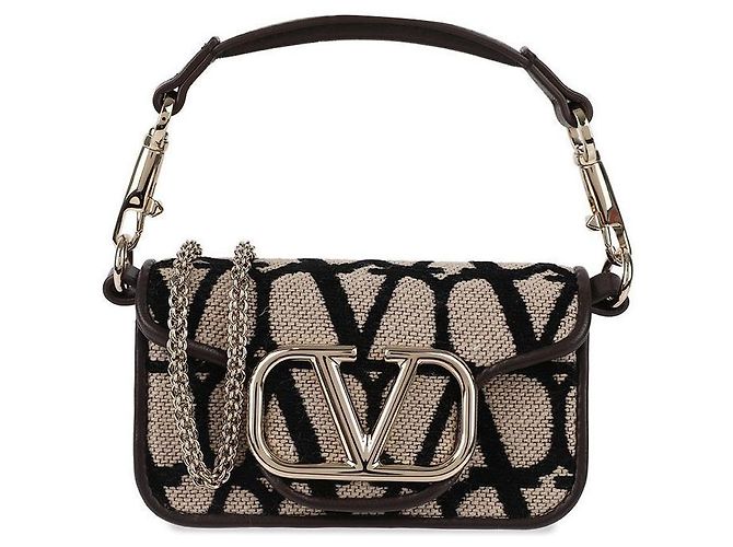 Valentino Borsa a tracolla con catena Marrone - vista 3