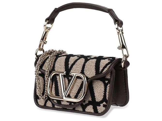 Valentino Borsa a tracolla con catena Marrone - vista 4