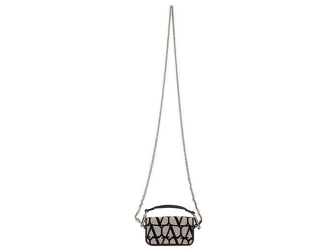 Valentino Borsa a tracolla con catena Marrone - vista 5