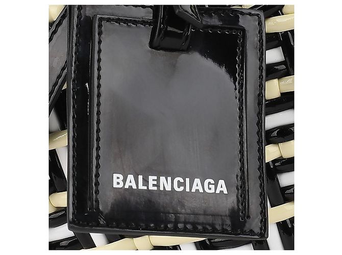 Balenciaga Borsa Tote Bistro XS Bianco - vista 9