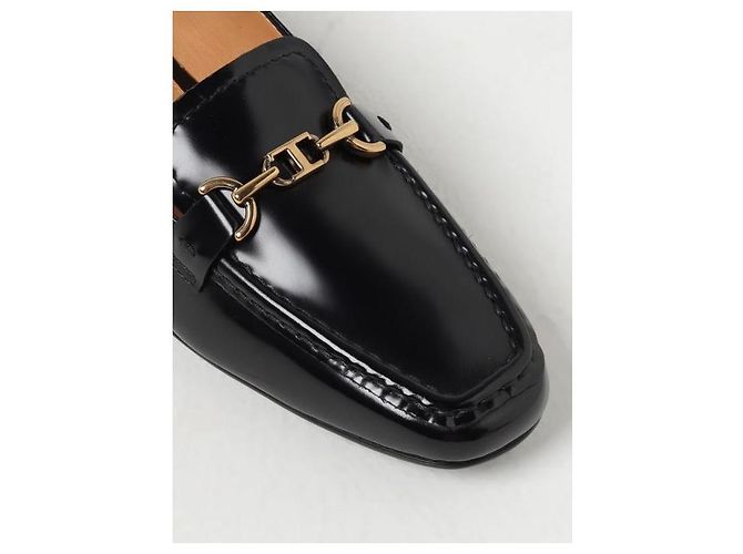 Tod's Mocassini Horsebit con logo Nero - vista 6