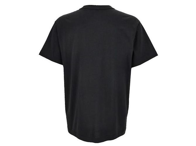 Versace T-Shirt mit gesticktem Emblem Schwarz - Ansicht 5