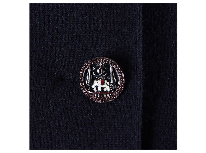 Vestido de punto Chanel Azul - vista 4