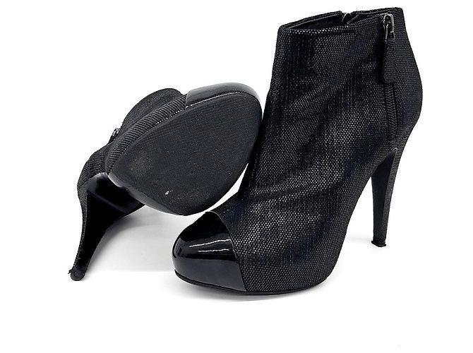 Stivaletti Chanel Nero - vista 4