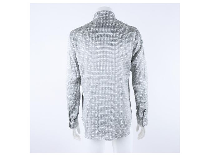 Dior Homme Silk Long Sleeve Shirt Marrone - vista 3