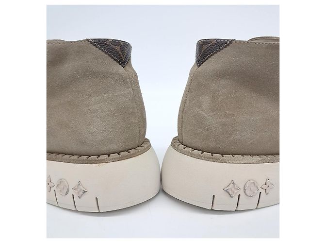 Stivali Walker Louis Vuitton Marrone - vista 3