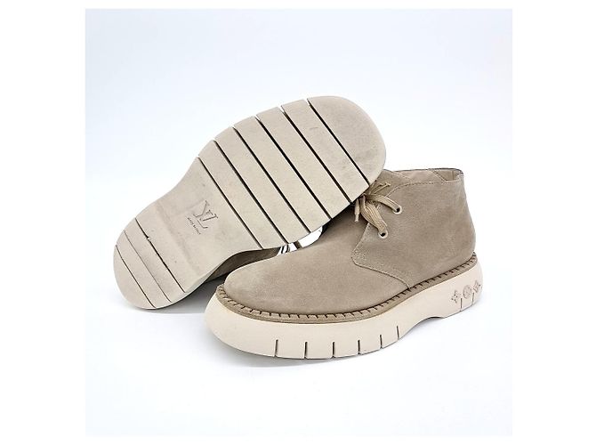 Stivali Walker Louis Vuitton Marrone - vista 4