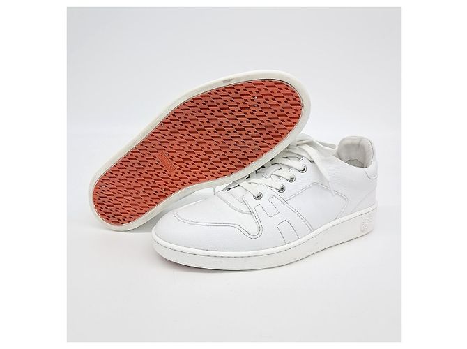 Sneakers Free Hermès Bianco - vista 4