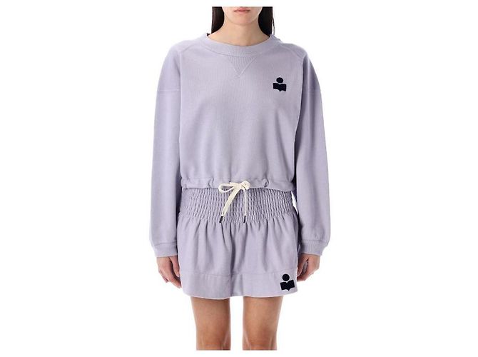 Isabel Marant Sudadera Cortada LCDN Azul - vista 4