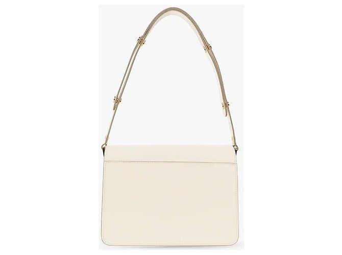Marni Borsa Trunk Media Saffiano Media Arancione - vista 6