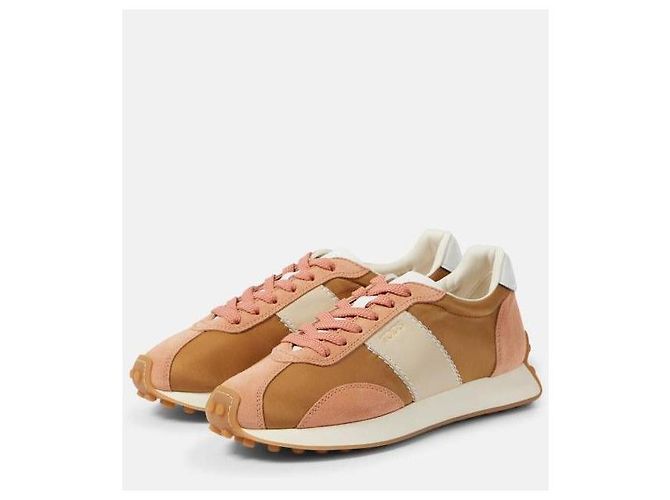 Tod's Sneakers Vintage in Camoscio - vista 3