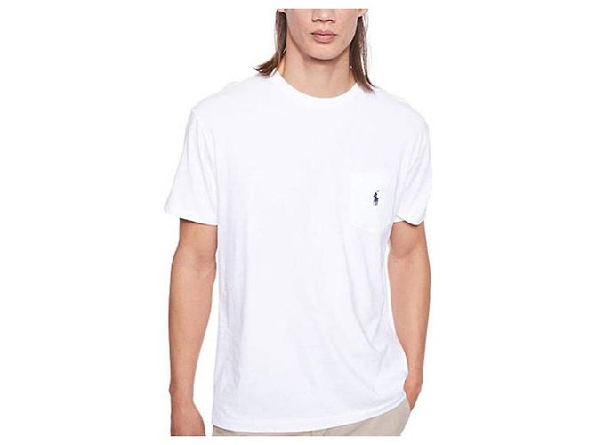 Ralph Lauren Kurzarm-T-Shirt aus Jersey-Baumwolle mit gesticktem Pony-Logo - Ansicht 4