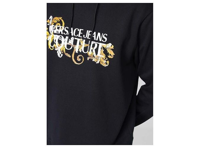 Versace Moletom com capuz com estampa barroca Preto - vista 6