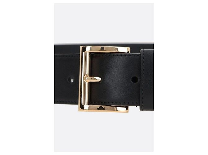 Prada Cinturón de cuero con logo triangular - vista 6