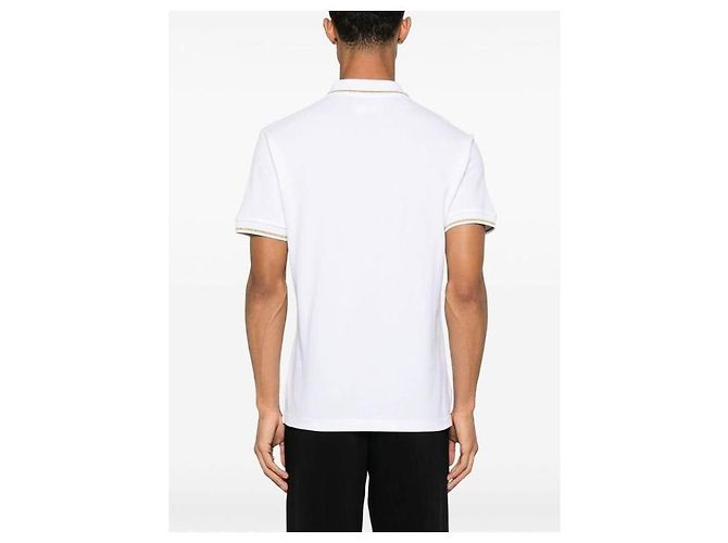 Versace Besticktes Polo-Shirt mit Emblem Weiß - Ansicht 5