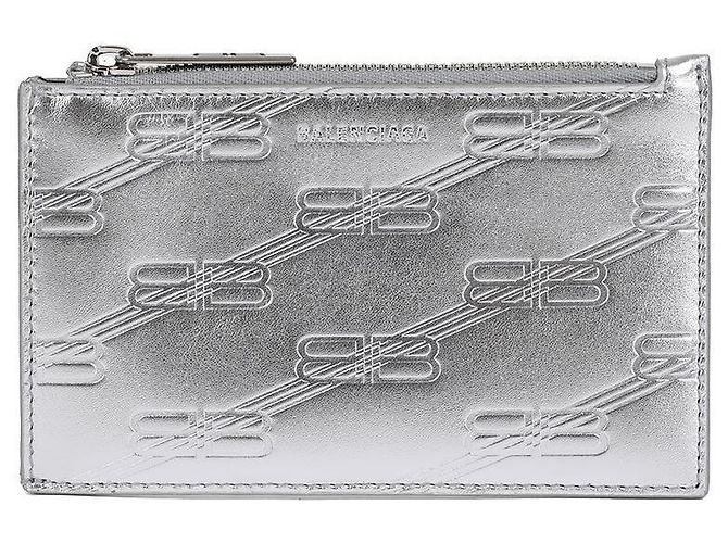 Balenciaga Monogram Embossed Men's Card Holder - view 3