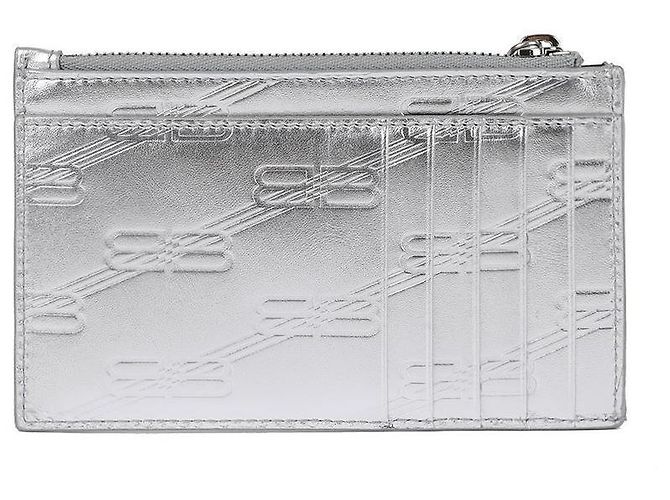 Balenciaga Monogram Embossed Men's Card Holder - view 5