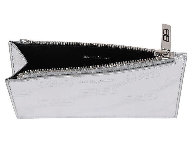 Balenciaga Monogram Embossed Men's Card Holder - view 7