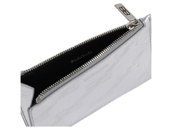 Balenciaga Monogram Embossed Men's Card Holder - view 8