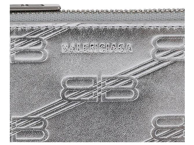 Balenciaga Monogram Embossed Men's Card Holder - view 9