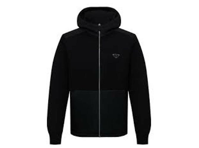 Prada Dreiecks Nylon Gabardine Wolljacke - Ansicht 4