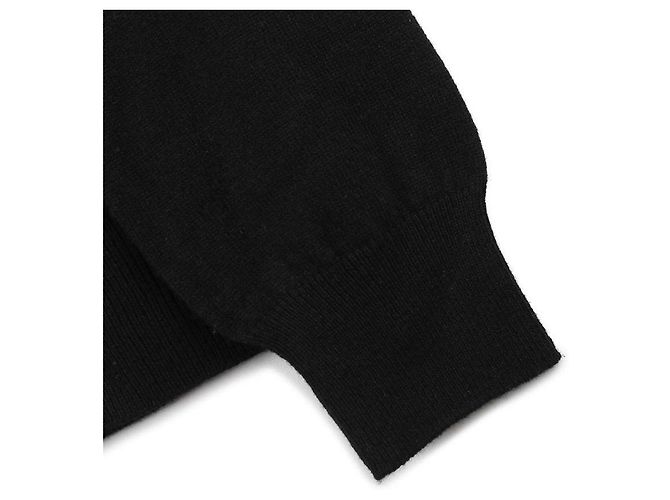 Comme Des Garcons Cardigan mit doppeltem rotem Herz-Patch Schwarz - Ansicht 6