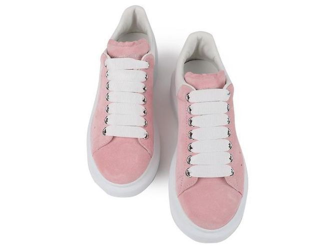 Alexander Mcqueen Sneakers Oversized Bianco - vista 4