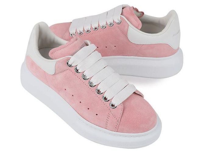 Alexander Mcqueen Sneakers Oversized Bianco - vista 5