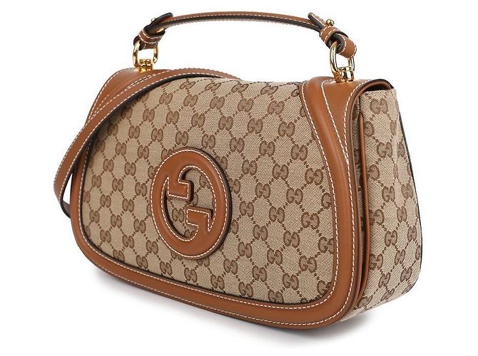 Gucci Medium Top Handle Bag Brown - view 4