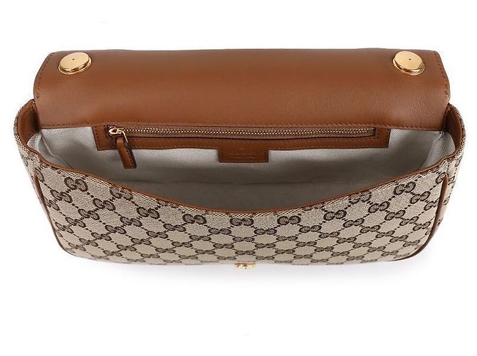 Gucci Medium Top Handle Bag Brown - view 7