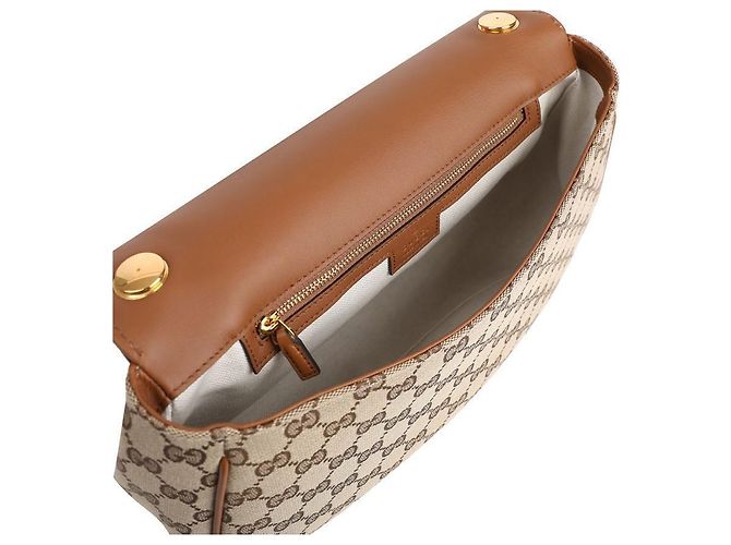 Gucci Medium Top Handle Bag Brown - view 8