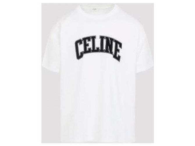 Céline Lockeres T-Shirt aus Baumwolljersey - Ansicht 5