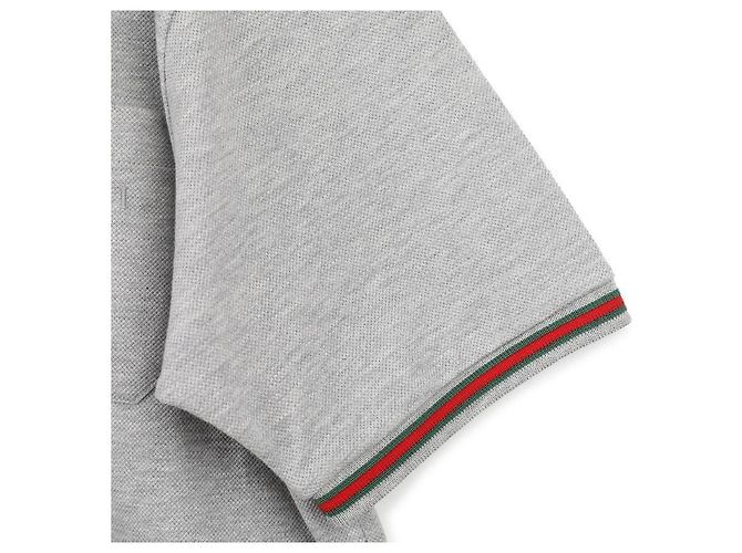 Gucci Camisa Polo de Algodón Castaño - vista 6