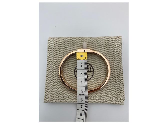 Hermès Pulsera Mini Click Kelly Oro Rosa Rosa Multicolor - vista 14