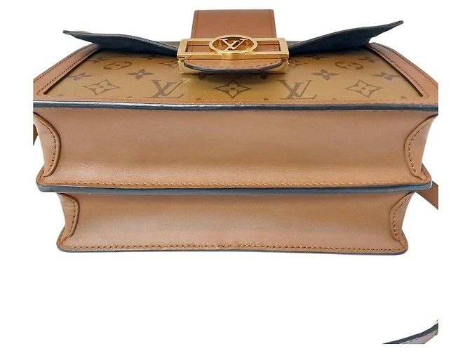 Louis Vuitton Dauphine MM Schultertasche Braun - Ansicht 3