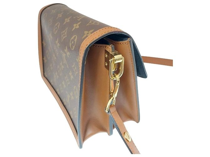 Louis Vuitton Dauphine MM Schultertasche Braun - Ansicht 4