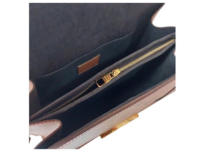 Louis Vuitton Dauphine MM Schultertasche Braun - Ansicht 6