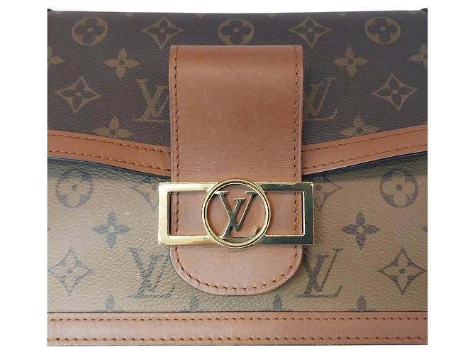 Louis Vuitton Dauphine MM Schultertasche Braun - Ansicht 8