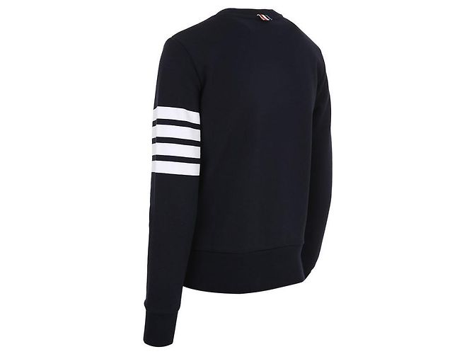 Thom Browne Sudadera clásica de bucle para mujeres Azul - vista 5