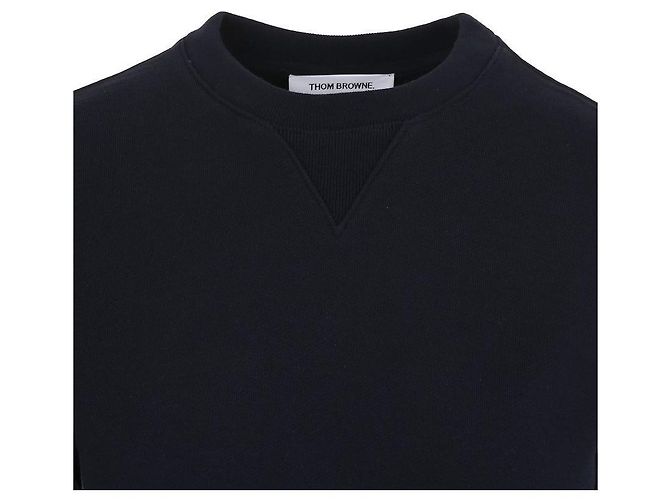 Thom Browne Sudadera clásica de bucle para mujeres Azul - vista 7