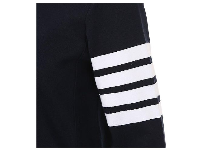 Thom Browne Sudadera clásica de bucle para mujeres Azul - vista 9