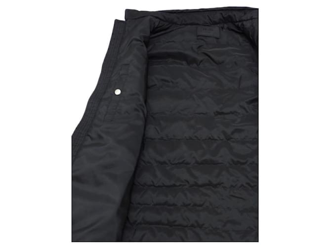 Prada Chaleco acolchado con logo triangular negro - vista 5