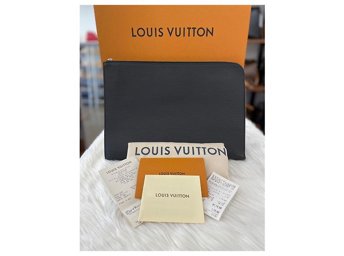 Louis Vuitton Pochette Jour GM Epi Schwarz - Ansicht 6