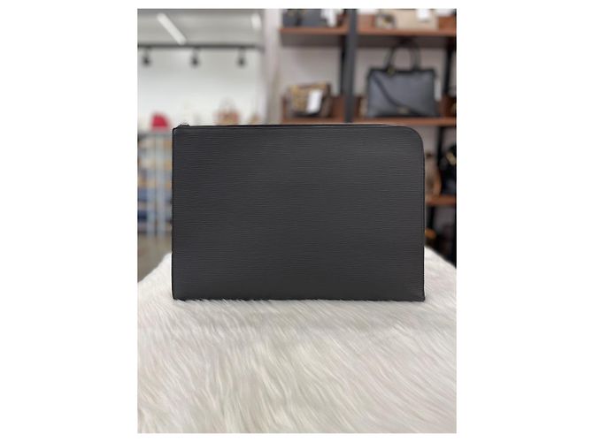 Louis Vuitton Pochette Jour GM Epi Schwarz - Ansicht 7