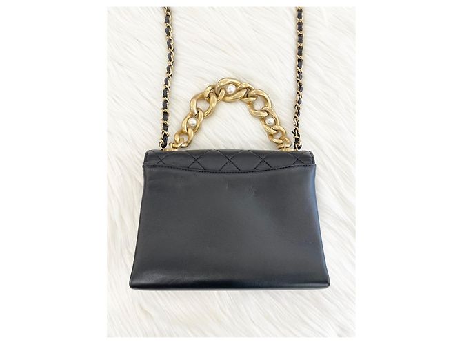 Chanel Piccola borsa a tracolla con catena a tre perle Multicolore - vista 14