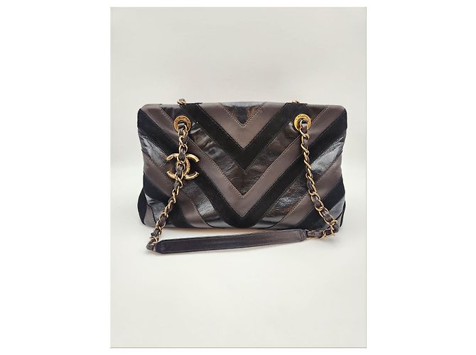 Chanel Chevron Tote Bag Serie Mehrfarben - Ansicht 6