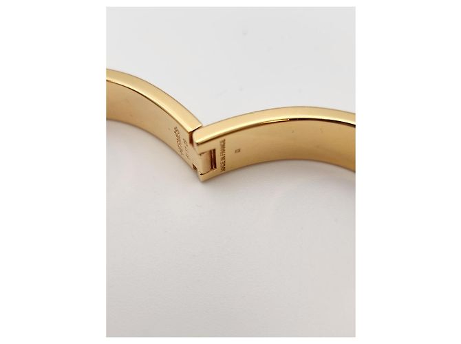 Hermès Pulseira Click Ouro Rosa Condição - vista 14