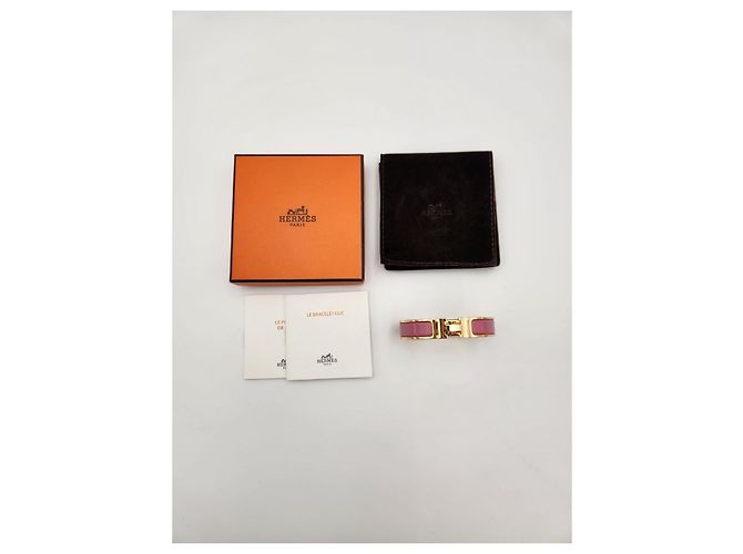 Hermès Pulseira Click Ouro Rosa Condição - vista 5