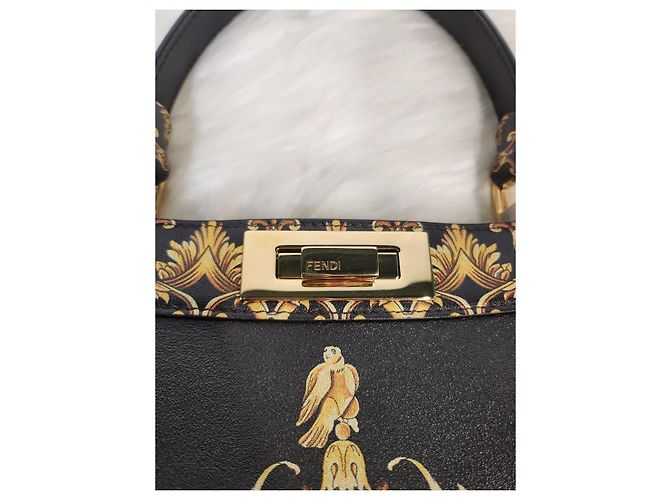 Versace Fendi Peekaboo Zusammenarbeit Pandache Schwarz - Ansicht 11