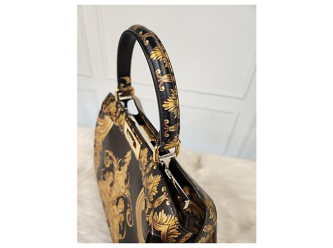Versace Fendi Peekaboo Zusammenarbeit Pandache Schwarz - Ansicht 12